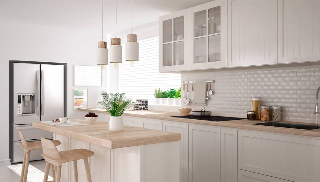 Cocina en crudo y madera